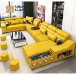 كنب زاوية بتصميم ذكي