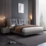 ⁦سرير مزدوج بتصميم ظهر مريح⁩ - الصورة ⁦3⁩