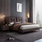 ⁦سرير مزدوج بتصميم ظهر مريح⁩ - الصورة ⁦4⁩