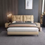 ⁦سرير مزدوج بتصميم ظهر مريح⁩ - الصورة ⁦2⁩