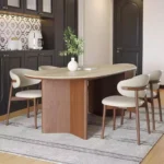 ⁦طاولة طعام مميزة مع كراسي⁩ - الصورة ⁦4⁩