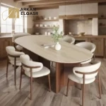 طاولة طعام مميزة مع كراسي