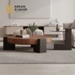 طاولة قهوة دائرية بتصميم حديث