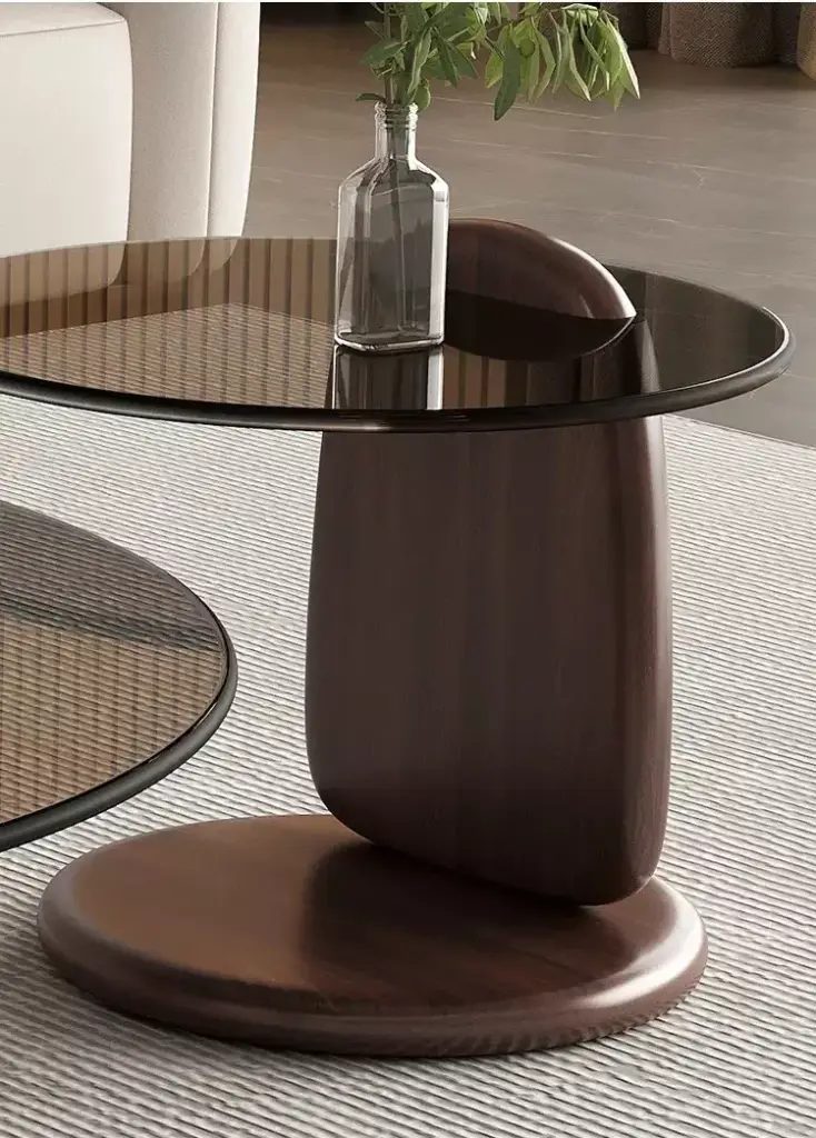 طقم طاولات قهوة بتصميم حديث