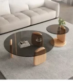 طقم طاولات قهوة بتصميم حديث