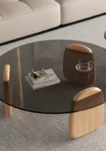 طقم طاولات قهوة بتصميم حديث