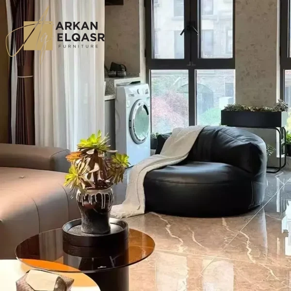 كرسي مفرد دائري مريح و فخم