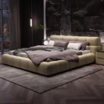 سرير لغرفة نوم بتصميم مميز