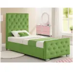 سرير من قماش ناعم عالي الجودة