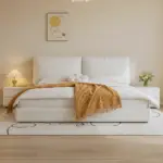 سرير مريح بوحدة تخزين مميزة