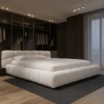 سرير مودرن بتصميم منخفض