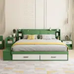 سرير بوحدات داخلية و جانبية