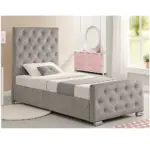 سرير من قماش ناعم عالي الجودة