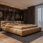 سرير مودرن بتصميم منخفض