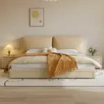 سرير مريح بوحدة تخزين مميزة