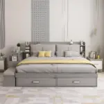 سرير بوحدات داخلية و جانبية