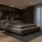 سرير مودرن بتصميم منخفض