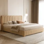 سرير نوم فاخر من جلد عالي الجودة