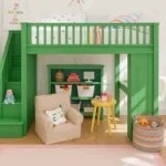 سرير مرتفع مميز بتصميم أمريكي