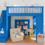 سرير مرتفع مميز بتصميم أمريكي