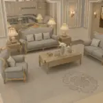 ⁦طقم كنب كلاسيكي علي الطراز الملكي⁩ - الصورة ⁦8⁩