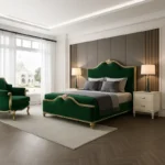 غرفة نوم كلاسيكية فاخرة بأناقة لا تضاهى