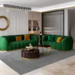 كنبة جلد فاخر متعدد المقاسات