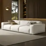 كنب مودرن من جلد بتصميم ايطالي