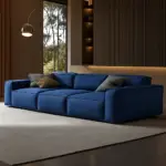 كنب مودرن من جلد بتصميم ايطالي