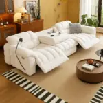 كنب حديث نورديك كهربائي بتصميم فاخر