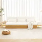 كنب خشب مودرن بتصميم اوروبي