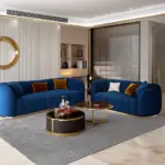 كنبة جلد فاخر متعدد المقاسات