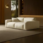 كنب مودرن من جلد بتصميم ايطالي