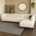 كنبة ركنية 4 مقاعد جلد صناعي - لاني