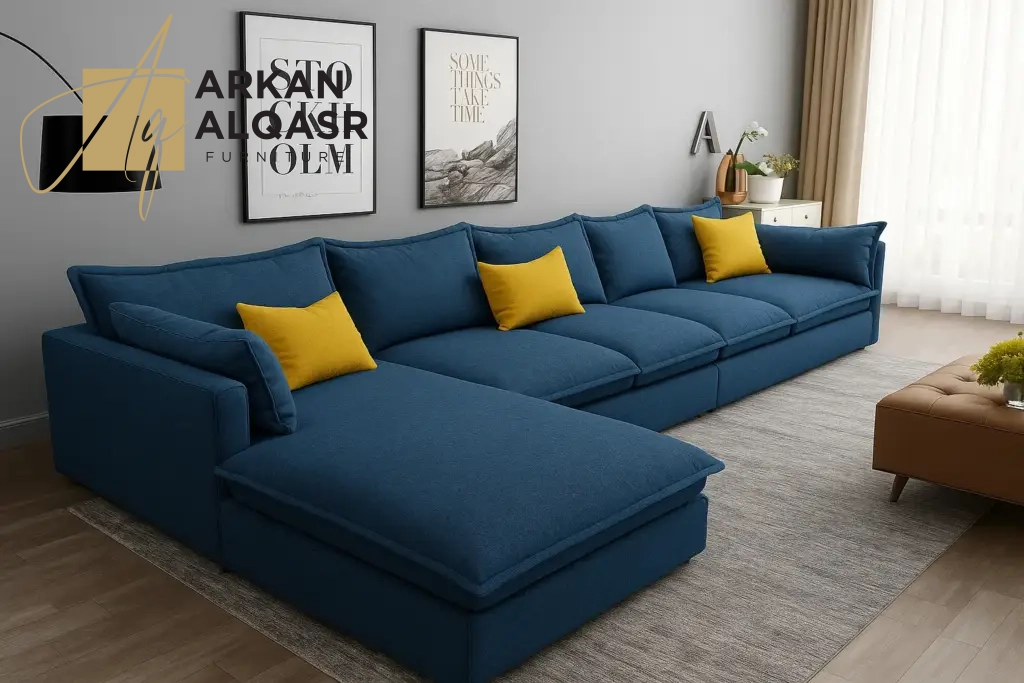 كنبة زاوية من تصميم حديث