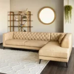 ⁦كنبة ركنية 4 مقاعد جلد صناعي - لاني⁩ - الصورة ⁦6⁩