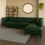 كنبة ركنية 4 مقاعد جلد صناعي - لاني