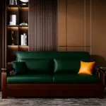 كنب سرير خشبي مريح