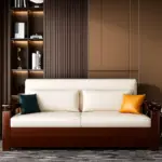 كنب سرير خشبي مريح