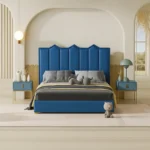 سرير بتصميم هولستر مع 2 كومودينة شيك