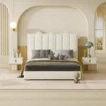 سرير بتصميم هولستر مع 2 كومودينة شيك