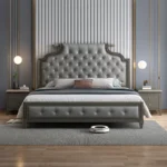 سرير مع كومود بتصميم عالي الجودة