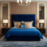 سرير مودرن لغرفة نوم رئيسية بتصميم ايطالي