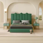 سرير بتصميم هولستر مع 2 كومودينة شيك