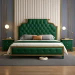 سرير مع كومود بتصميم عالي الجودة