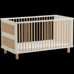 سرير رضيع خشبي آمن