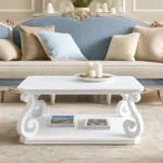 طاولة قهوة خشب بتصميم جوان