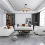 طقم كنب ثلاثة قطع مخملي مريح