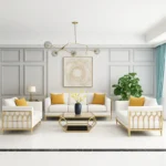 طقم جلوس مذهب فخم