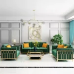 طقم جلوس مذهب فخم